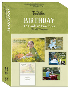 Card-Boxed-Birthday-Childhood Joys (Box Of 12)