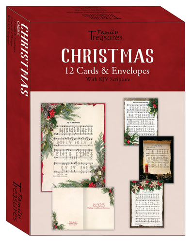 Card-Boxed-Christmas-Carols (Box Of 12)