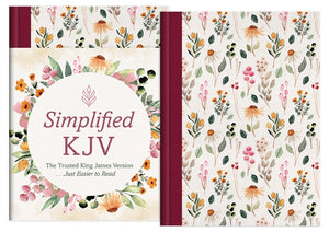 KJV Simplified Bible-Wildflower Medley Hardcover