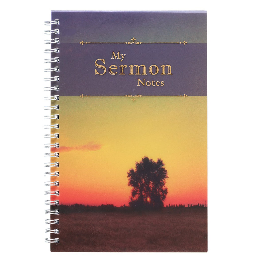 My Sermon Notes Wirebound Notebook With Tree