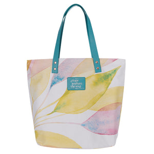 Totebag-Canvas-Citrus Leaves/Hope Anchors The Soul