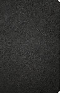 NASB 2020 Large Print Personal Size Reference Bible-Black Genuine Leather Indexed