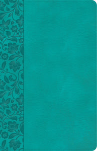 NASB 2020 Large Print Personal Size Reference Bible-Teal LeatherTouch