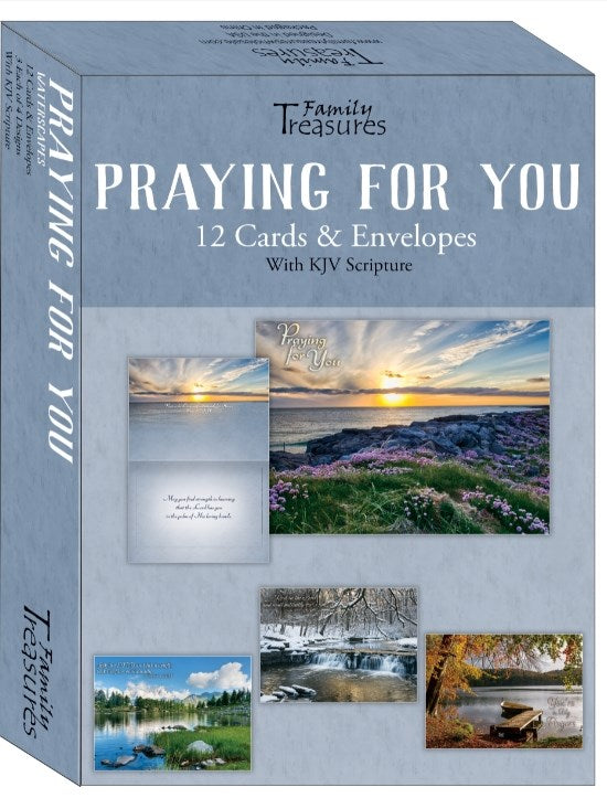 Card-Boxed-Praying For You-Waterscapes (Box Of 12)