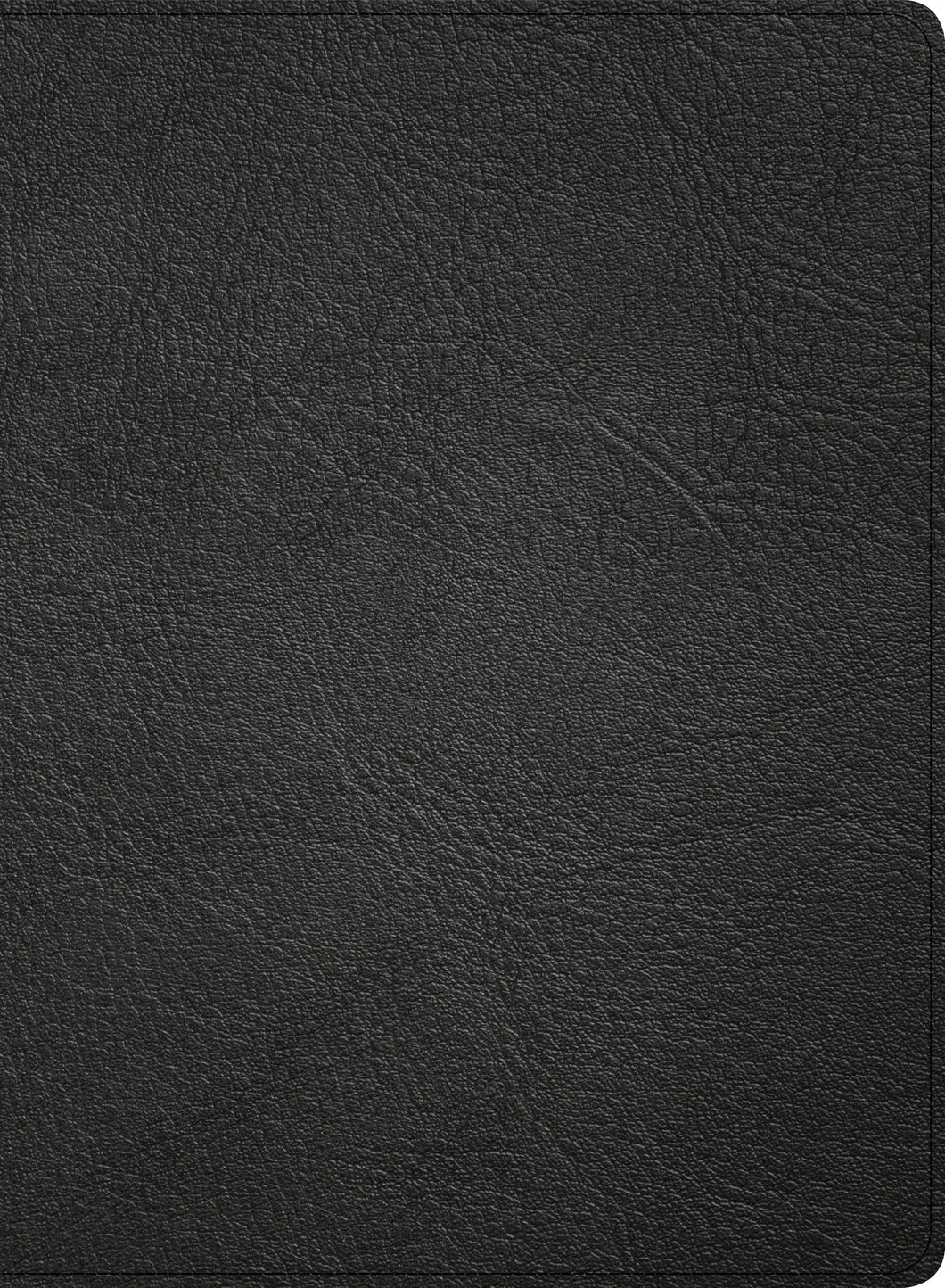 CSB Experiencing God Bible-Black Genuine Leather Indexed