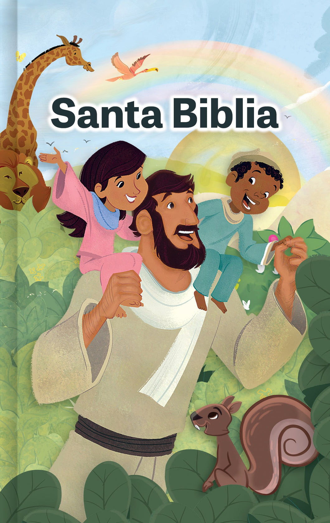 Spanish-RVR 1960 Kids Interactive Bible (Biblia para ninos interactiva)-Hardcover