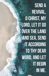 Bulletin-Send A Revival  O Christ...And Let It Begin In Me (Pack Of 100)