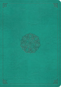 ESV Study Bible-Turquoise Emblem Design TruTone