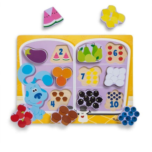 Blues Clues & You! Chunky Puzzle-Fridge Food (10 Pieces) (Ages 2+)