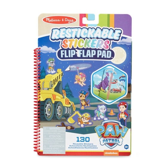 Reusable Stickers Flip-Flap Pad: Paw Patrol-Ultimate Rescue (Ages 3+)