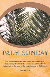 Bulletin-Palm Sunday: Hosanna In The Highest (Pack Of 100)