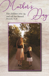 Bulletin-Mother's Day: Her Children Arise Up (Proverbs 31:28) (Pack Of 100)