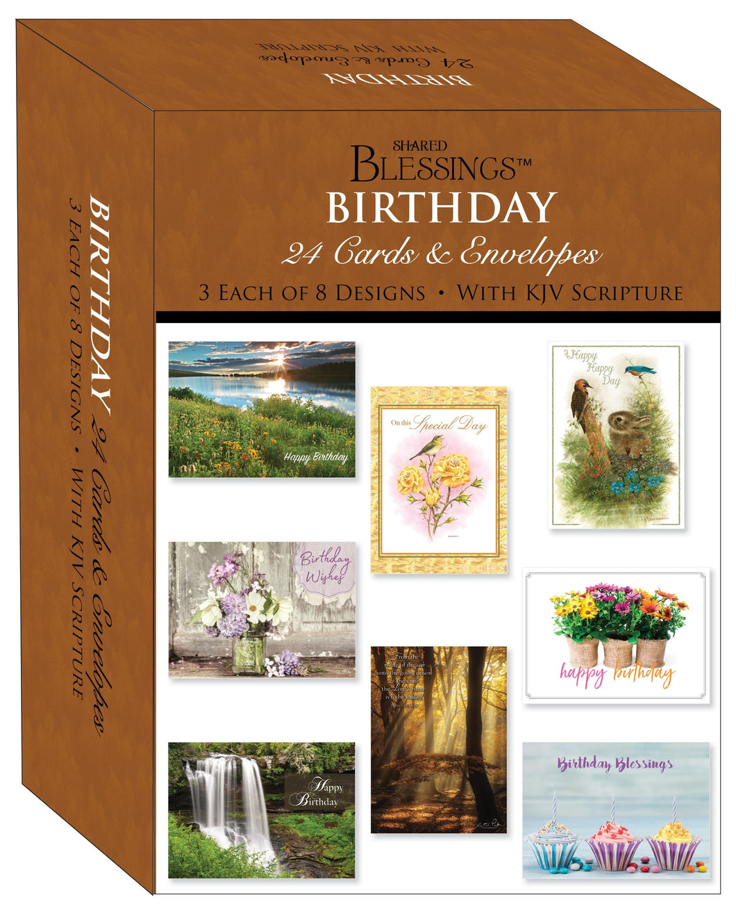 Card-Boxed-Shared Blessings-Large Birthday Assortment (Box Of 24)