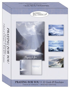 Card-Boxed-Shared Blessings-Praying For You-Life's Journeys (Box Of 12)