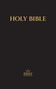 NRSV Updated Edition Pew Bible w/Aprocrypha-Black Imitation Leather
