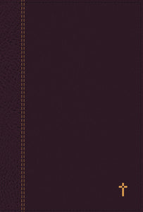 NASB The Grace And Truth Study Bible/Large Print (Comfort Print)-Maroon Leathersoft Indexed