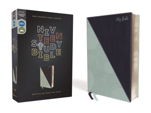 NIV Teen Study Bible (Comfort Print)-Teal Leathersoft