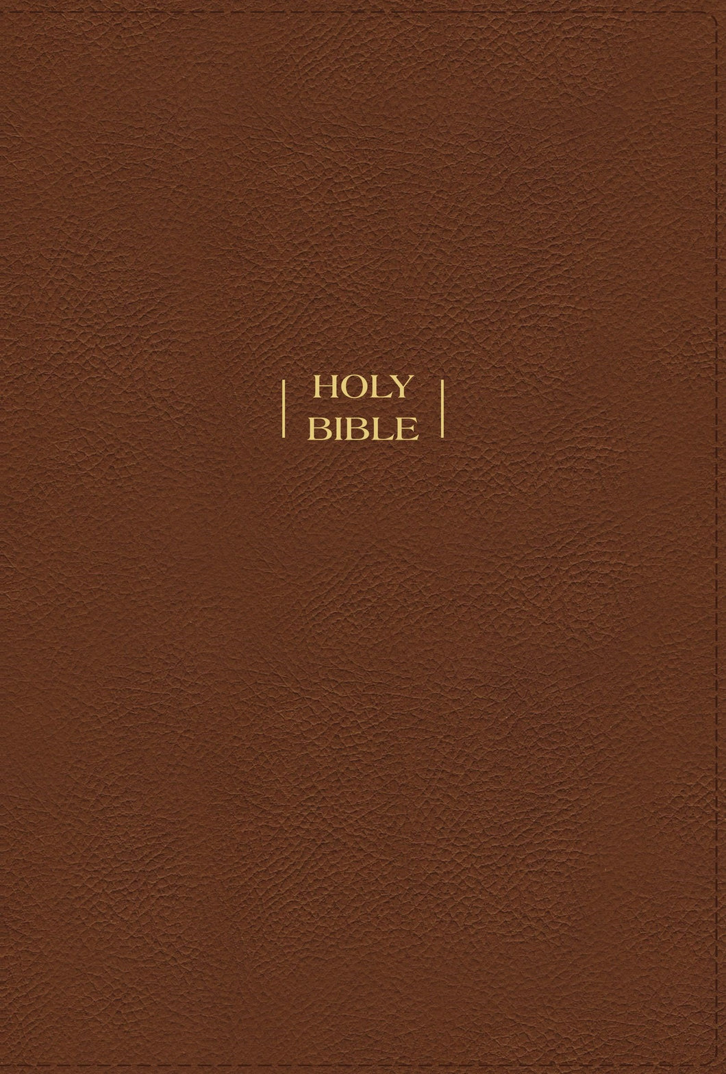 NIV Wide Margin Bible (Comfort Print)-Brown Leathersoft