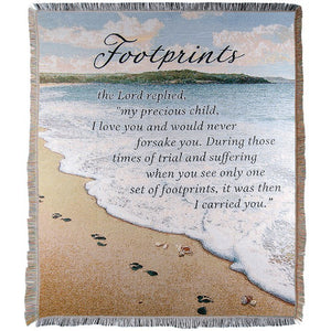 Throw-Footprints-Tapestry (50" x 60")