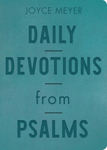 Daily Devotions From Psalms-Teal LeatherLuxe