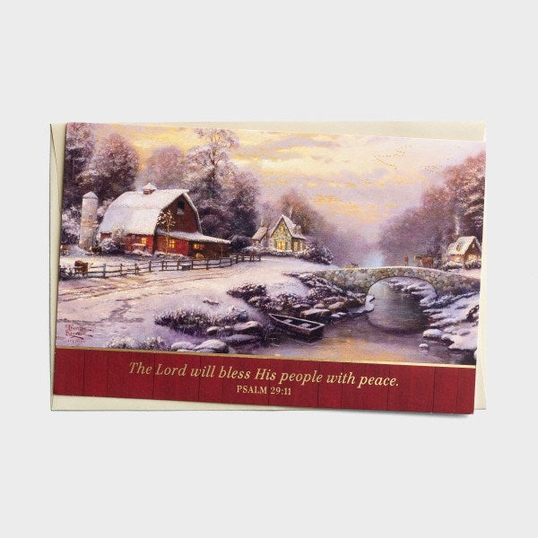 Card-Boxed-Christmas-The Lord Will Bless His People (Box Of 18)