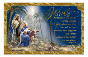 Card-Boxed-Christmas-Dona Gelsinger-Jesus Nativity (Box Of 18)