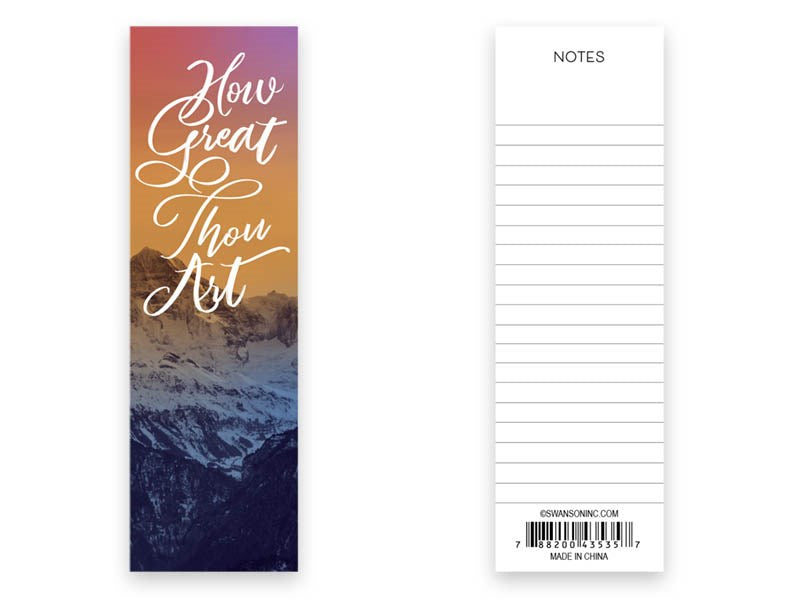 Bookmark-How Great Thou Art (Pack Of 25)