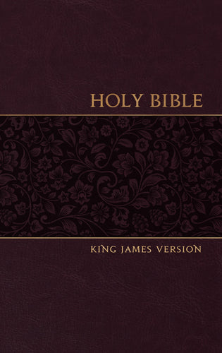 KJV Holy Bible/Personal Size-MulberryFaux Leather