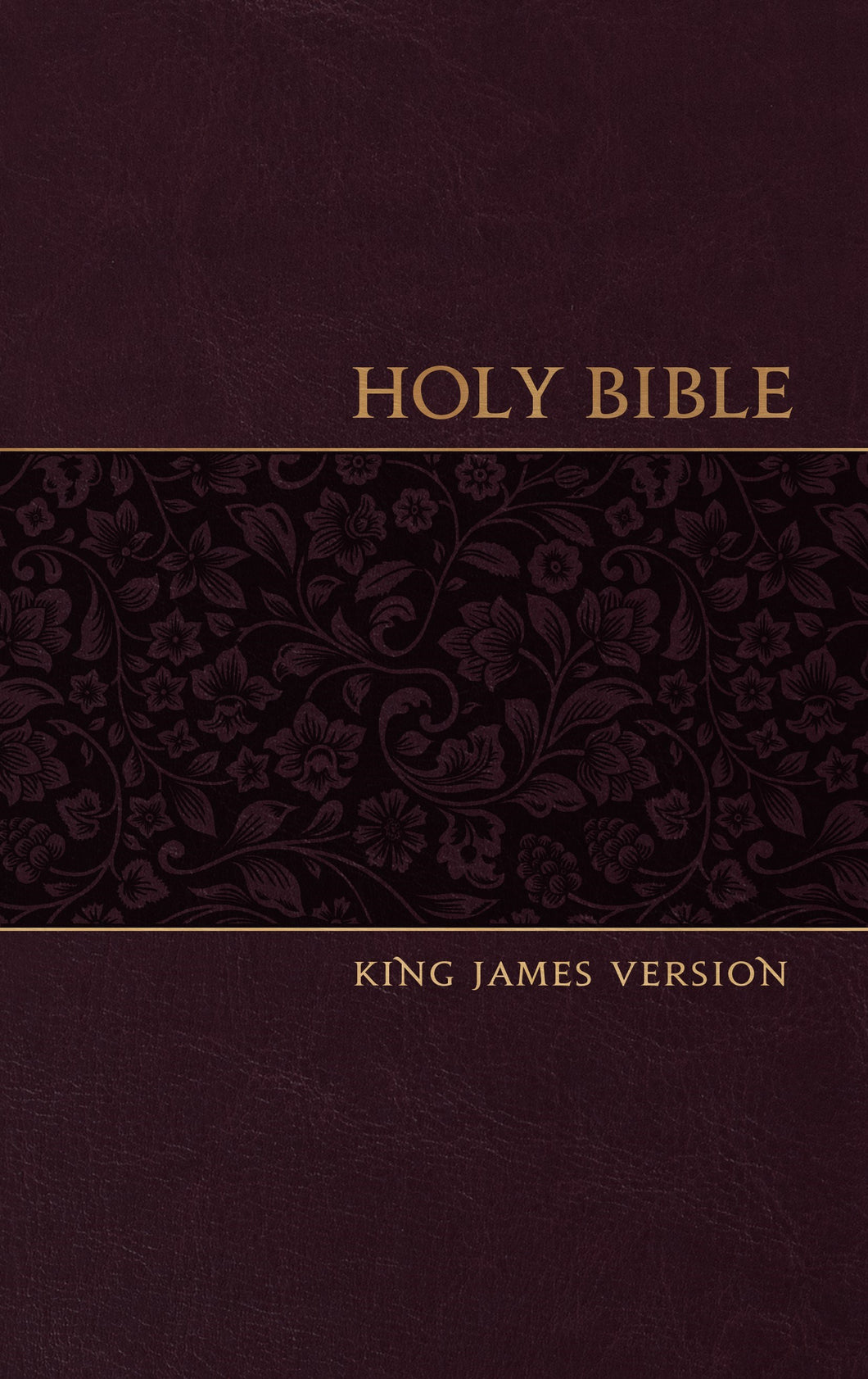 KJV Holy Bible/Personal Size-MulberryFaux Leather