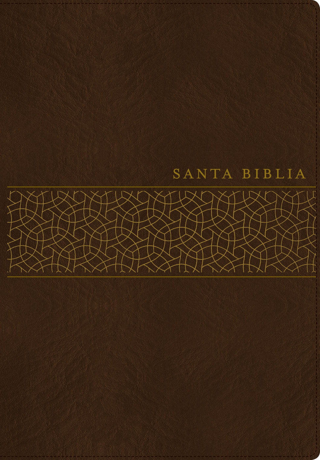 NTV Handy Size Bible/Large Print (Santa Biblia  Edicion Manual  Letra Gigante)-Brown LeatherLike