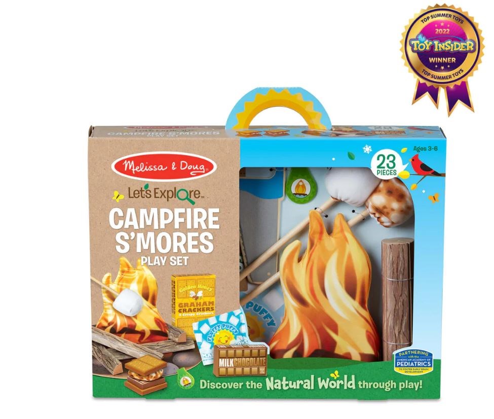 Let's Explore Campfire S'mores Play Set (Ages 3+)