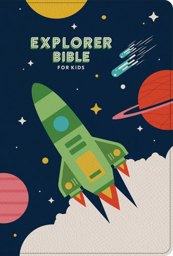 CSB Explorer Bible For Kids-Blast Off LeatherTouch