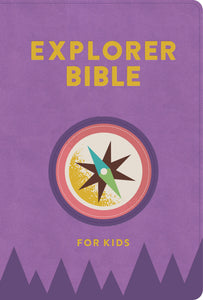 CSB Explorer Bible For Kids-Lavender Compass LeatherTouch