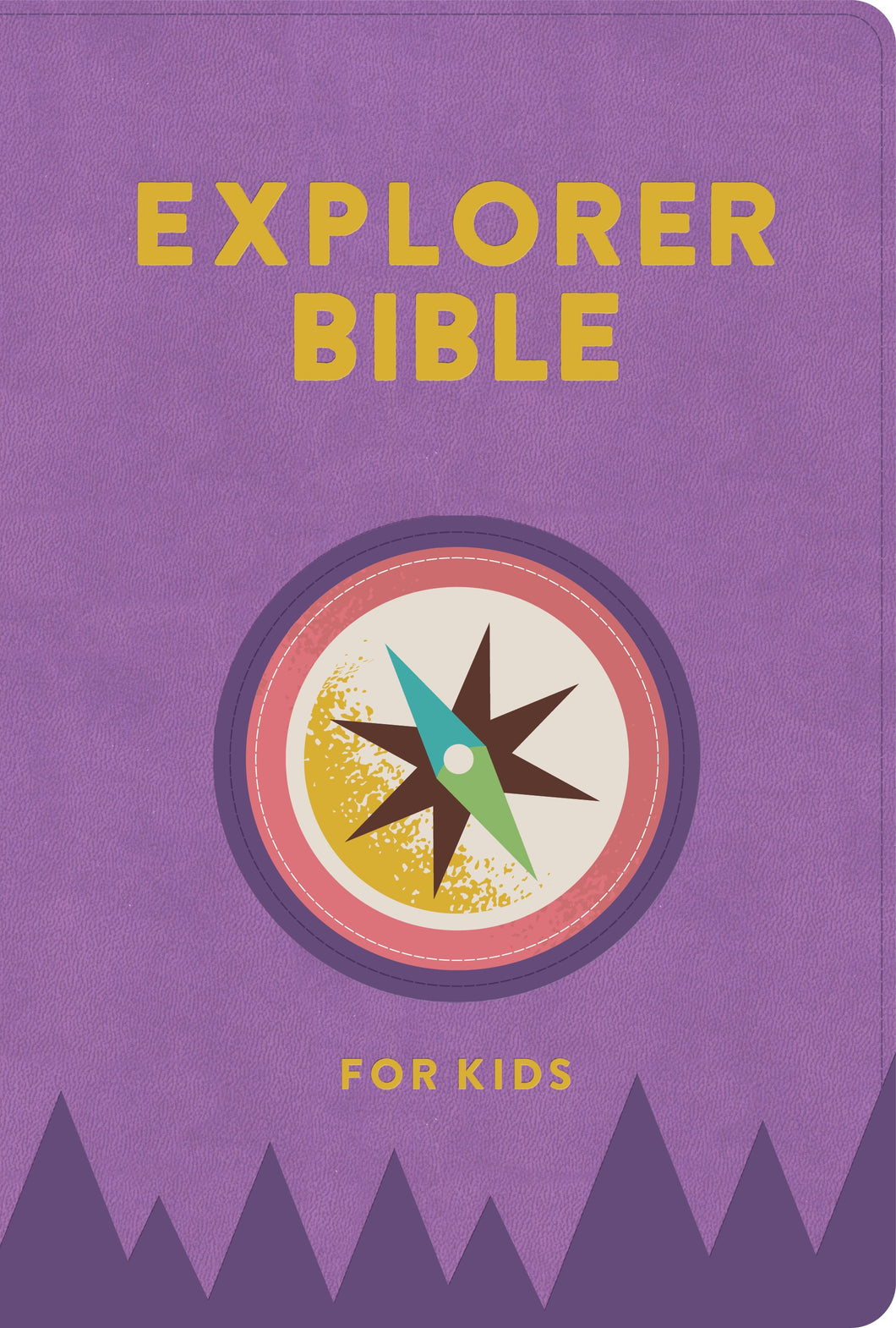 CSB Explorer Bible For Kids-Lavender Compass LeatherTouch Indexed