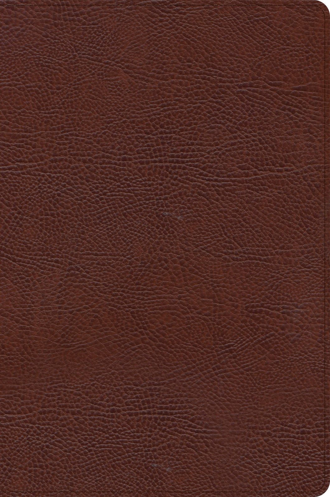 CSB Large Print Thinline Bible-Brown Bonded Leather Indexed
