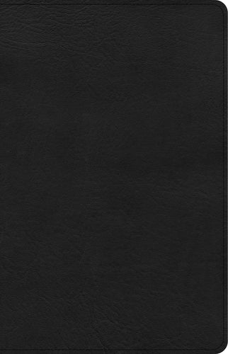 CSB Large Print Personal Size Reference Bible-Black LeatherTouch
