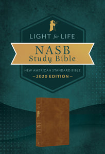 NASB 2020 Light For Life Study Bible-Golden Caramel Hardcover