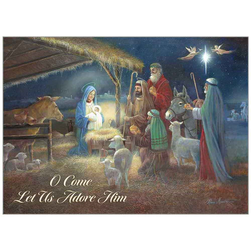 Card-Boxed-Christmas-A Child Is Born  (Matthew 2:10 NIV) (Box Of 20)