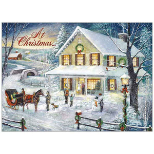 Card-Boxed-Christmas Visit  (Numbers 6:24 NLrV) (Box Of 20)