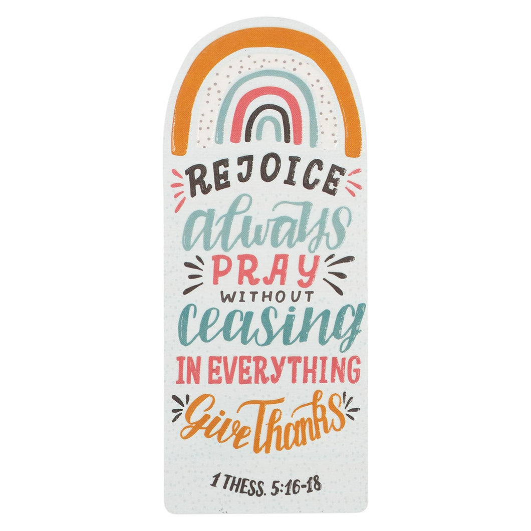 Bookmark-Rejoice Always-1thessalonians 5:16-18-Teal