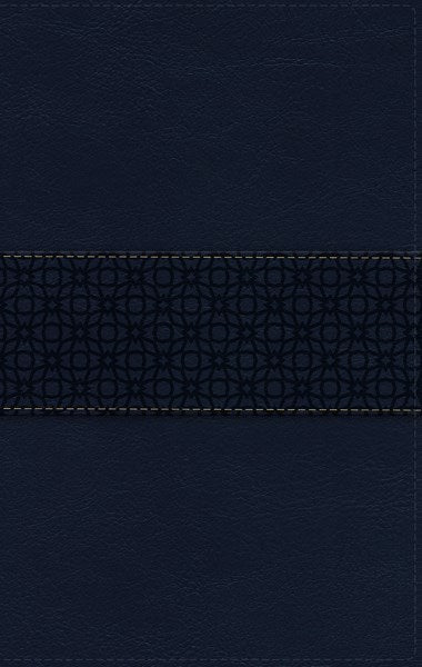 NIV Thinline Reference Bible (Comfort Print)-Navy Leathersoft Indexed