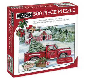 Jigsaw Puzzle-Santa's Truck (500 Pieces)