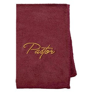 Pastor Towel-Pastor-Burgundy Microfiber