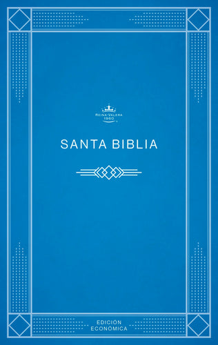 RVR 1960 Economy Bible (Biblia economica de evangelismo)-Blue Softcover