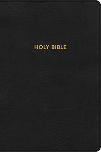 KJV Rainbow Study Bible-Black LeatherTouch Indexed