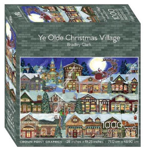 Jigsaw Puzzle-Ye Olde Christmas Village (1000 Pieces)