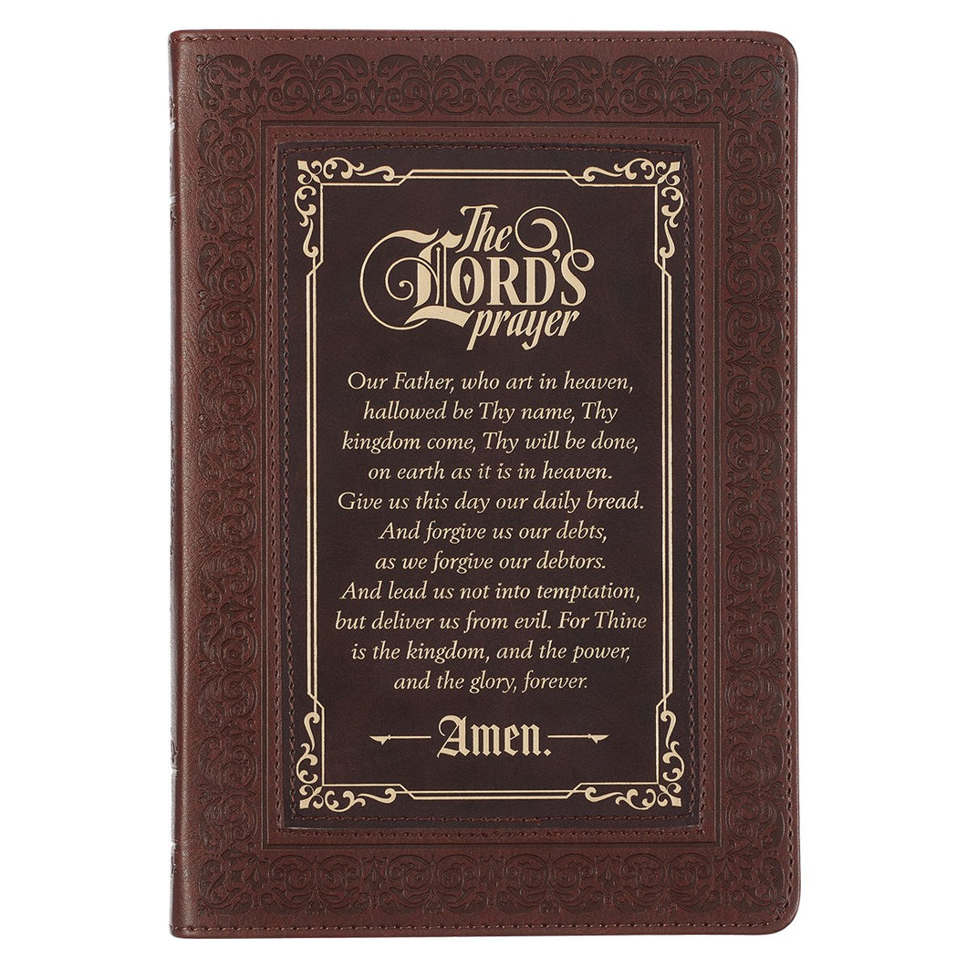 Journal-Classic Faux Leather-The Lord's Prayer Mathew 6:9-13