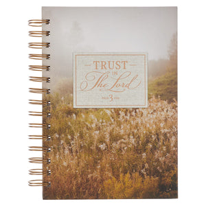 Journal-Wirebound-Trust in The Lord Proverbs 3:5-Scenic/Warm Gray