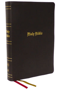 KJV Super Giant Print Reference Bible (Comfort Print)-Brown Bonded Leather Indexed