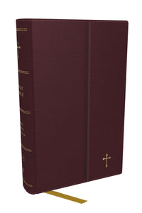 KJV Compact Reference Bible (Comfort Print)-Burgundy Leatherflex